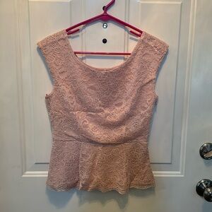 Forever 21 Pink Lace Blouse